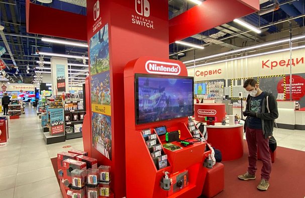 Игровые промостенды Nintendo
