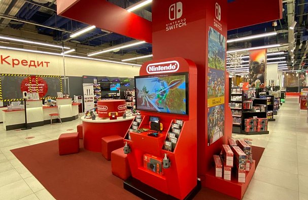 Игровые промостенды Nintendo